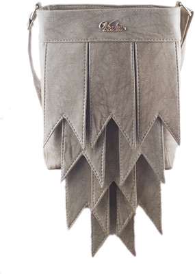 

Voaka Girls Casual Grey PU Sling Bag