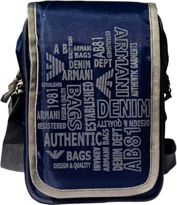 

Aoking Men & Women Casual Blue Polyester Sling Bag