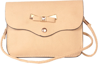 

Zornna Women Casual Beige Rexine Sling Bag