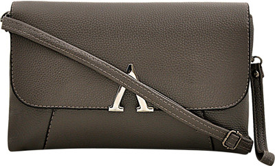 

Mark & Keith Women Casual Grey PU Sling Bag