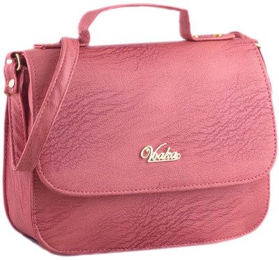 

VOAKA Girls Casual Pink PU Sling Bag