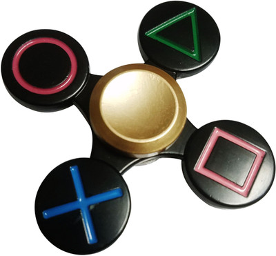 

Smart Fidget Marvel Justice League Logo Playstation Full Metal Hand Wind Fidget Spinner(Black)