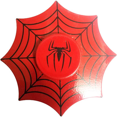 

Smart Fidget Marvel Justice League Spiderman Logo Full Metal Hand Wind Fidget Spinner Stress Reducer Anti Anxiety for Children / Adults - New Design(Red)