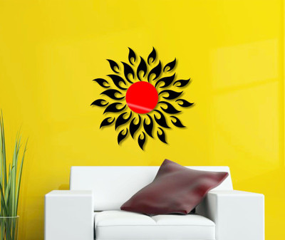

Naveed Arts  Acrylic wall sticker Sticker(Pack of 1, Red;black