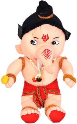 

7heart Baal Ganesh Soft Toy teddy bear - 20 cm(Multicolor)