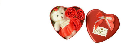 

Ktkashish Toys kashish toys Red teddy bear With the Rose . - 4 inch(Red)