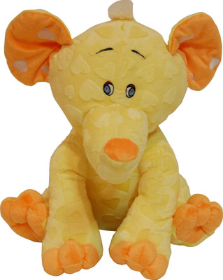 

Surbhi Stuffed Yellow Elephant - 40 cm(Yellow)