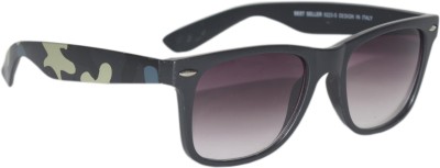 PETER JONES Wayfarer Sunglasses(For Men & Women, Black)