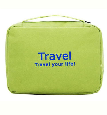 

Styleys Green Toiletry Bag Travel Toiletry Kit(Green)