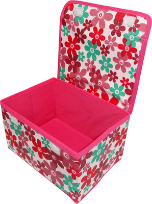 

Atorakushon Mini Printed Foldable Wardrobe Organiser Regular Makeup storage jewellery Vanity Box Multicolor Kids Modular Almirah Ideal for:Storage of Payal, Watch, Chain, Bracelet Bindi,jewellry Cosmetics etc,Keep your Valuable item safe & Dust free,Trave