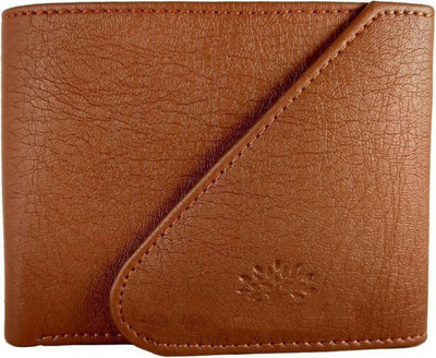 

shar Men Brown Artificial Leather Wallet(5 Card Slots)