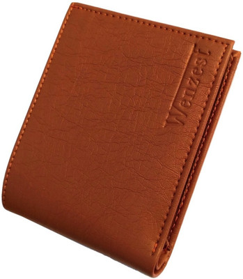 

Wenzest Boys Tan Artificial Leather Wallet(10 Card Slots)