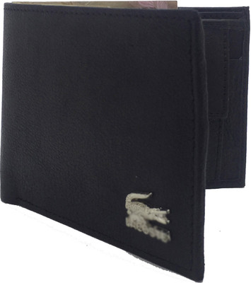 

NIetz Men Black Genuine Leather Wallet(3 Card Slots)
