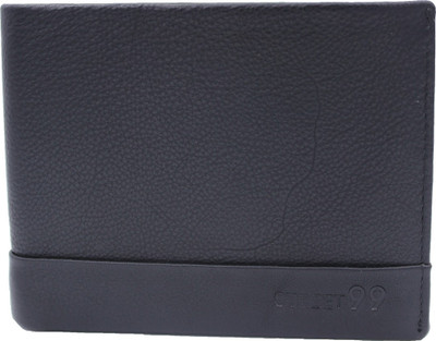 

Street 99 Men Multicolor Genuine Leather Wallet(6 Card Slots), Black