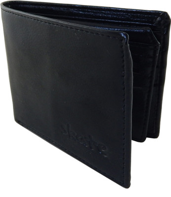 

Orbit Men Black Artificial Leather, Fabric Wallet(5 Card Slots)