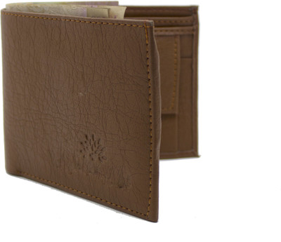 

Nietz Men Brown Genuine Leather Wallet(5 Card Slots)