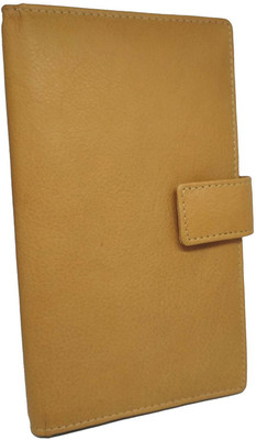 

Illios Men Black Genuine Leather Card Holder(30 Card Slots), Beige