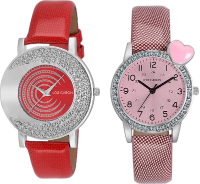 Lois Caron LCS-6009 PAIR WATCHES Watch  - For Girls   Watches  (Lois Caron)
