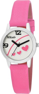 Mikado New Pink heart princess design watch for women Watch  - For Women   Watches  (Mikado)