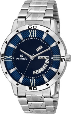 Armado AR-097-BLU Stylish Day n Date Series Watch  - For Men   Watches  (Armado)