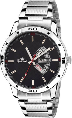 

louis weil LW-5110 Black Invictus Watch - For Men