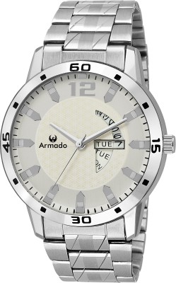 Armado AR-098-WHT Stylish Day n Date Series Watch  - For Men   Watches  (Armado)