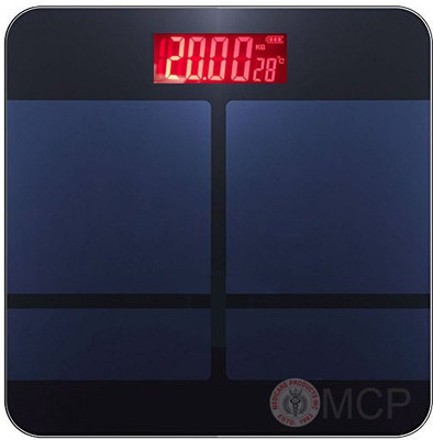 

mcp Tempered Black Weighing Scale Weighing Scale(Black, Blue)