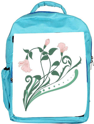 

Snoogg Eco Friendly Canvas Creative Vintage Flourish Backpack Rucksack School Travel Unisex Casual Canvas Bag Bookbag Satchel 5 L Backpack(Blue)