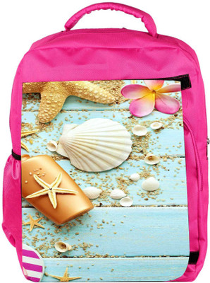 

Snoogg Eco Friendly Canvas Water Shell Designer Backpack Rucksack School Travel Unisex Casual Canvas Bag Bookbag Satchel 5 L Backpack(Pink)
