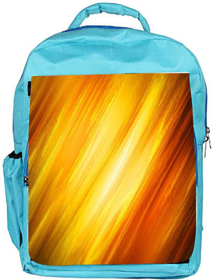 

Snoogg Eco Friendly Canvas Abstract Yellow And Orange Designer Backpack Rucksack School Travel Unisex Casual Canvas Bag Bookbag Satchel 5 L Backpack(Blue)
