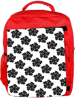 

Snoogg Eco Friendly Canvas Abstract Floral Star Designer Backpack Rucksack School Travel Unisex Casual Canvas Bag Bookbag Satchel 5 L Backpack(Red)