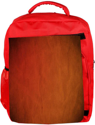 

Snoogg Eco Friendly Canvas Brown Background Designer Backpack Rucksack School Travel Unisex Casual Canvas Bag Bookbag Satchel 5 L Backpack(Red)
