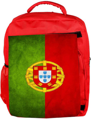 

Snoogg Eco Friendly Canvas Portugal Flag 2982 Backpack Rucksack School Travel Unisex Casual Canvas Bag Bookbag Satchel 5 L Backpack(Red)