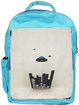 

Snoogg Eco Friendly Canvas Spaceship Designer Backpack Rucksack School Travel Unisex Casual Canvas Bag Bookbag Satchel 5 L Backpack(Blue)