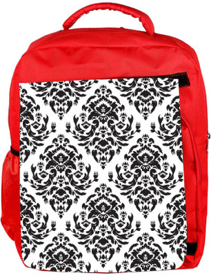 

Snoogg Eco Friendly Canvas Black White Designer Backpack Rucksack School Travel Unisex Casual Canvas Bag Bookbag Satchel 5 L Backpack(Red)