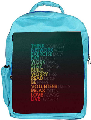 

Snoogg Eco Friendly Canvas Forever Backpack Rucksack School Travel Unisex Casual Canvas Bag Bookbag Satchel 5 L Backpack(Blue)