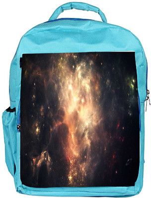 

Snoogg Eco Friendly Canvas Abstract Galaxy Designer Backpack Rucksack School Travel Unisex Casual Canvas Bag Bookbag Satchel 5 L Backpack(Blue)