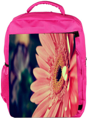 

Snoogg Eco Friendly Canvas Pink Gerbera Flower Designer Backpack Rucksack School Travel Unisex Casual Canvas Bag Bookbag Satchel 5 L Backpack(Pink)