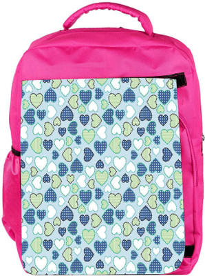 

Snoogg Eco Friendly Canvas Crystals Colourful Backpack Rucksack School Travel Unisex Casual Canvas Bag Bookbag Satchel 5 L Backpack(Pink)