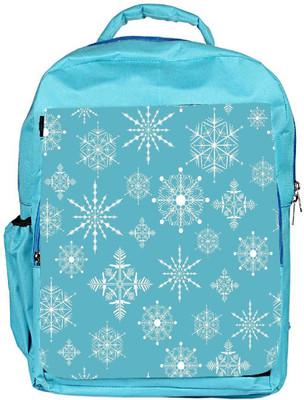 

Snoogg Eco Friendly Canvas Christmas Spring Blue Designer Backpack Rucksack School Travel Unisex Casual Canvas Bag Bookbag Satchel 5 L Backpack(Blue)