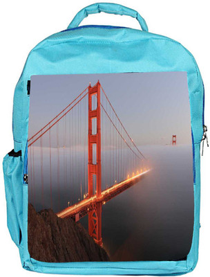 

Snoogg Eco Friendly Canvas Smog In Sealing Designer Backpack Rucksack School Travel Unisex Casual Canvas Bag Bookbag Satchel 5 L Backpack(Blue)