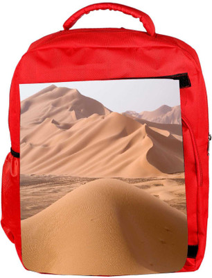 

Snoogg Eco Friendly Canvas Desert Sand Designer Backpack Rucksack School Travel Unisex Casual Canvas Bag Bookbag Satchel 5 L Backpack(Red)
