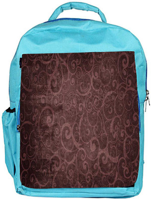 

Snoogg Eco Friendly Canvas Brown Pattern Design Designer Backpack Rucksack School Travel Unisex Casual Canvas Bag Bookbag Satchel 5 L Backpack(Blue)