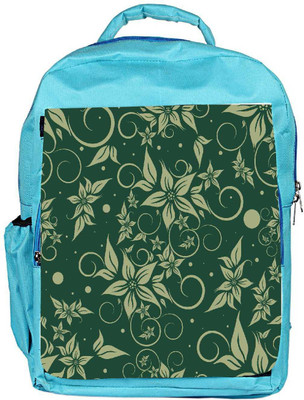 

Snoogg Eco Friendly Canvas Seamless Floral Pattern Abstract Background Backpack Rucksack School Travel Unisex Casual Canvas Bag Bookbag Satchel 5 L Backpack(Blue)