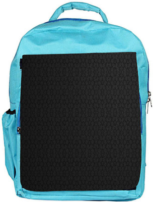 

Snoogg Eco Friendly Canvas Black Wall Pattern Design Designer Backpack Rucksack School Travel Unisex Casual Canvas Bag Bookbag Satchel 5 L Backpack(Blue)