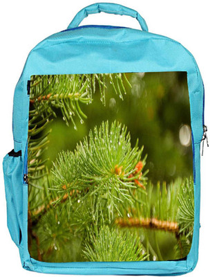 

Snoogg Eco Friendly Canvas Water Drops In Tree Designer Backpack Rucksack School Travel Unisex Casual Canvas Bag Bookbag Satchel 5 L Backpack(Blue)
