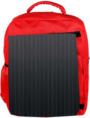 

Snoogg Eco Friendly Canvas White Lines In Grey Wall Designer Backpack Rucksack School Travel Unisex Casual Canvas Bag Bookbag Satchel 5 L Backpack(Red)