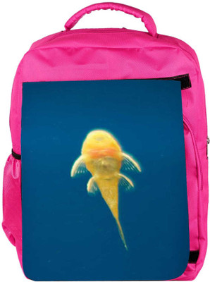 

Snoogg Eco Friendly Canvas Armenia Fish Backpack Rucksack School Travel Unisex Casual Canvas Bag Bookbag Satchel 5 L Backpack(Pink)