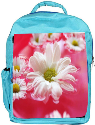 

Snoogg Eco Friendly Canvas Beautiful Flower In Nature Background Backpack Rucksack School Travel Unisex Casual Canvas Bag Bookbag Satchel 5 L Backpack(Blue)