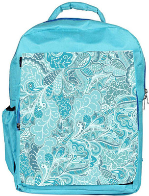 

Snoogg Eco Friendly Canvas Vector Seamless Texture With Abstract Flowers Endless Background Ethnic Sea Backpack Rucksack School Travel Unisex Casual Canvas Bag Bookbag Satchel 5 L Backpack(Blue)